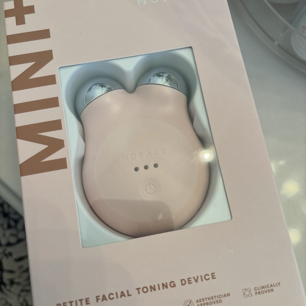 NuFace Mini+ Petite Facial Toning Device - Soft Pink